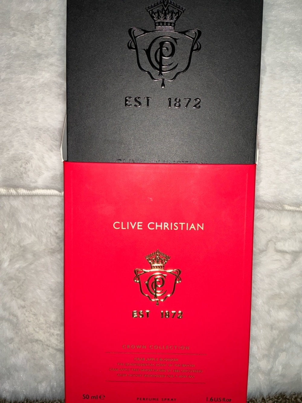 Empty Clive Christian Crown Collection Boxed Set - Red & White - Picture 7 of 7